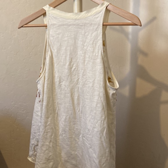 Super cute Free People Beaded Tank Top Size Small - Picture 4 of 5